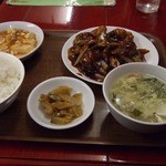 中国料理 東順永 - 日替定食（黒酢豚）