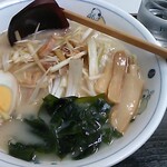 「ネギ・とんこつラーメン(640円)」[令和２年7月24日(金)]