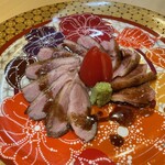 料理屋 幸森 - 今回も頼んでしまった鴨焼き