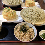 Tempura Soba Fukurou - ふくろうセット890円税込