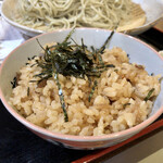 Tempura Soba Fukurou - 炊き込みごはん