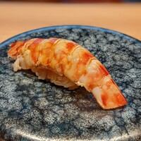 鮨 浩也 - 車海老（赤シャリ）