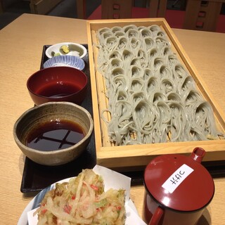 Our specialty! ``Hegi soba'' is smooth and chewy.