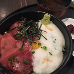 居酒屋 希SAKU - マグロ山かけ丼1,000円