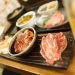 大衆炭火焼肉ジンギスカン ホルモン酒場 風土. - 定食セット