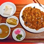 剛龍飯店 - サービスランチ（御飯大盛り）