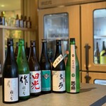 Today's recommended sake available