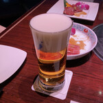 游玄亭 - ビールお代わり♪