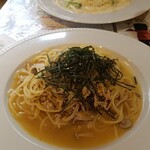 グラン・パ - [外ランチ] <おすすめパスタ> ひき肉、キノコの和風しょうゆ風味