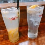 串焼き 巴 - それぞれサワーで乾杯
