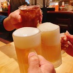 のぶ味 - 乾杯♪