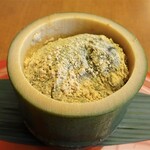 俵屋旅館 - ウエルカムティー：わらび餅