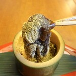 俵屋旅館 - ウエルカムティー：わらび餅