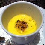 レストラン リューズ - 冷製のとうもろこしのスープ