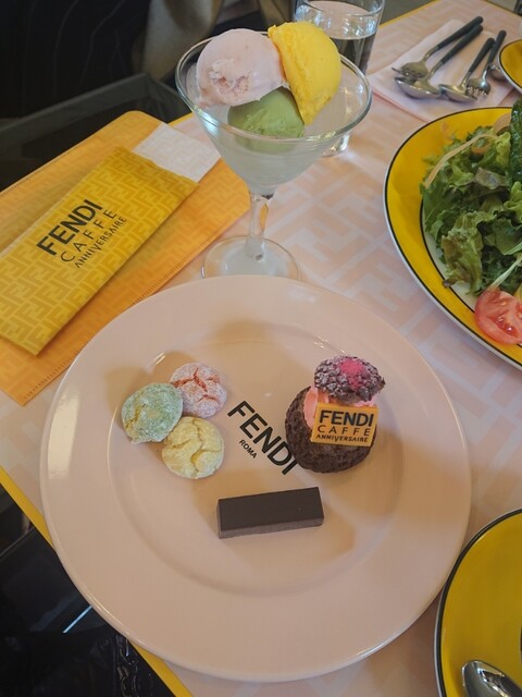 Fendi Caffe By Anniversaire Omotesando Cafe Tabelog