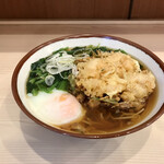 そばの神田 東一屋 - アサソバビンボー！　
      朝そば＋えびかき揚げ！　