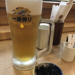 Katsuretsuan - 生ビールの中