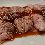 0秒レモンサワー 仙台ホルモン焼肉酒場 ときわ亭 - あみ巻きレバー