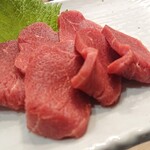 0秒レモンサワー 仙台ホルモン焼肉酒場 ときわ亭 - 霜降り馬刺し