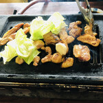 とり長食堂 - かしわホルモン×2人前
