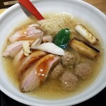 ラーメン巌哲 - 塩鴨なんば 鴨増し