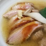 ラーメン巌哲 - 塩鴨なんば 鴨増し