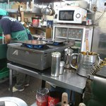 お好み焼 キャベツ - 鉄板はガスコンロで加熱！