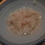 魚盛 - 飯を洗い流して、だし漬け