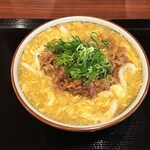 丸亀製麺 - 肉たまあんかけ（大盛り）