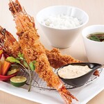 [Popular] Extra large fried shrimp set