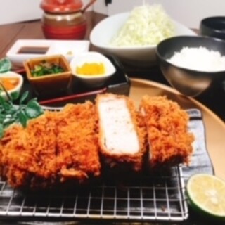 Full volume ◎ Exquisite Pork Cutlet served on the lunch menu!