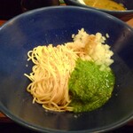 麺処 にぼし香 - ニラの和え玉