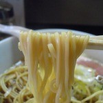 麺処 晴 - 22番手、村上朝日製麺パッツン麺