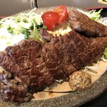レストラン 牛石 - ステーキ定食のお肉