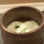 寿し芳 - 茶碗蒸し。