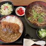 Sobadokoro Takamatsu - カツカレーセット980円