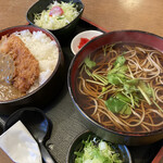 Sobadokoro Takamatsu - カツカレーセット980円