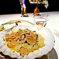 レフェルヴェソンス - ふぐ白子 ササニシキ 自家干し貝柱 白トリュフ