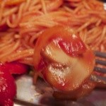 ナポリ夢の街 - 【ナポリタン】マッシュルーム・玉ねぎ・ピーマンがはいってます。