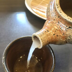 蕎麦・料理　笑人 - 蕎麦湯　トロトロ