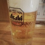 餃子てんほう！ - 生ビール（1杯目）