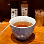 日本橋 天丼 金子半之助 - 黒豆茶