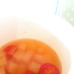 カフェ　フォコリ - トマトと冬瓜のスープ