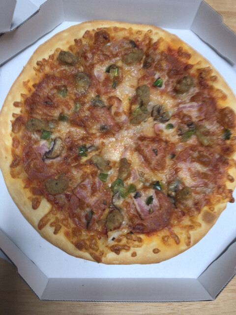飛び込みでお持ち帰りです By えびせんべい アオキーズピザ 柏森店 Aoki S Pizza 柏森 ピザ 食べログ 飛び込みでお持ち帰りです By えびせんべい アオキーズピザ 柏森店 Aoki S Pizza 柏森 ピザ 食べログ