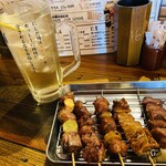 Yakitori Nishidaba - ニッカハイボール＆ヤキトン達