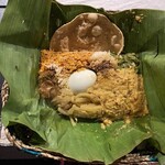 フロリダ亭 - バナナリーフカレー