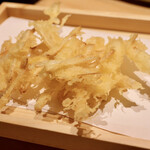 玄水 - ネギの天ぷら（サービス）