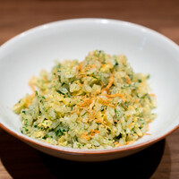 桃仙閣 東京 - 千貝柱とアオサの炒飯