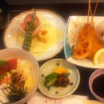 Washoku Dou Hanatsuduri - 海鮮丼セット