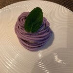 コグスダイニングカグラザカ - シャドークイーンのモンブラン仕立て